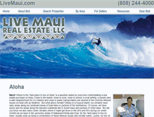 Tablet Screenshot of livemaui.com